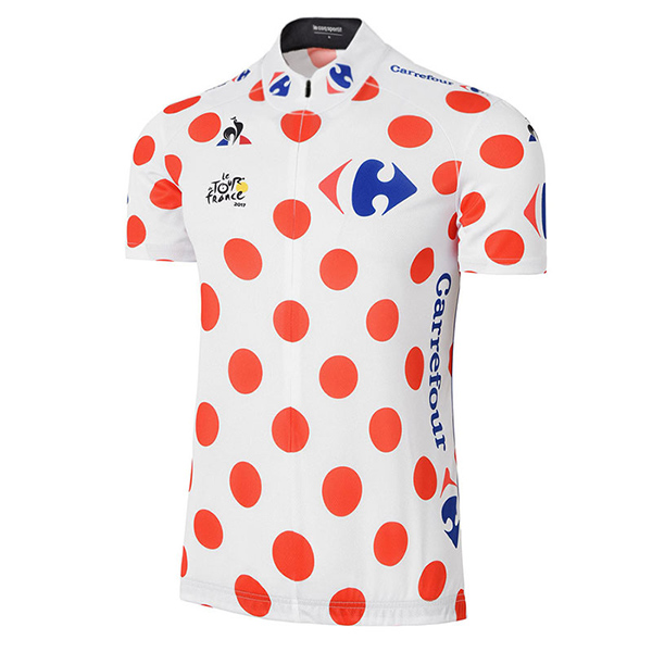 2017 Maglia Tour de France bianco e rosso - Clicca l'immagine per chiudere